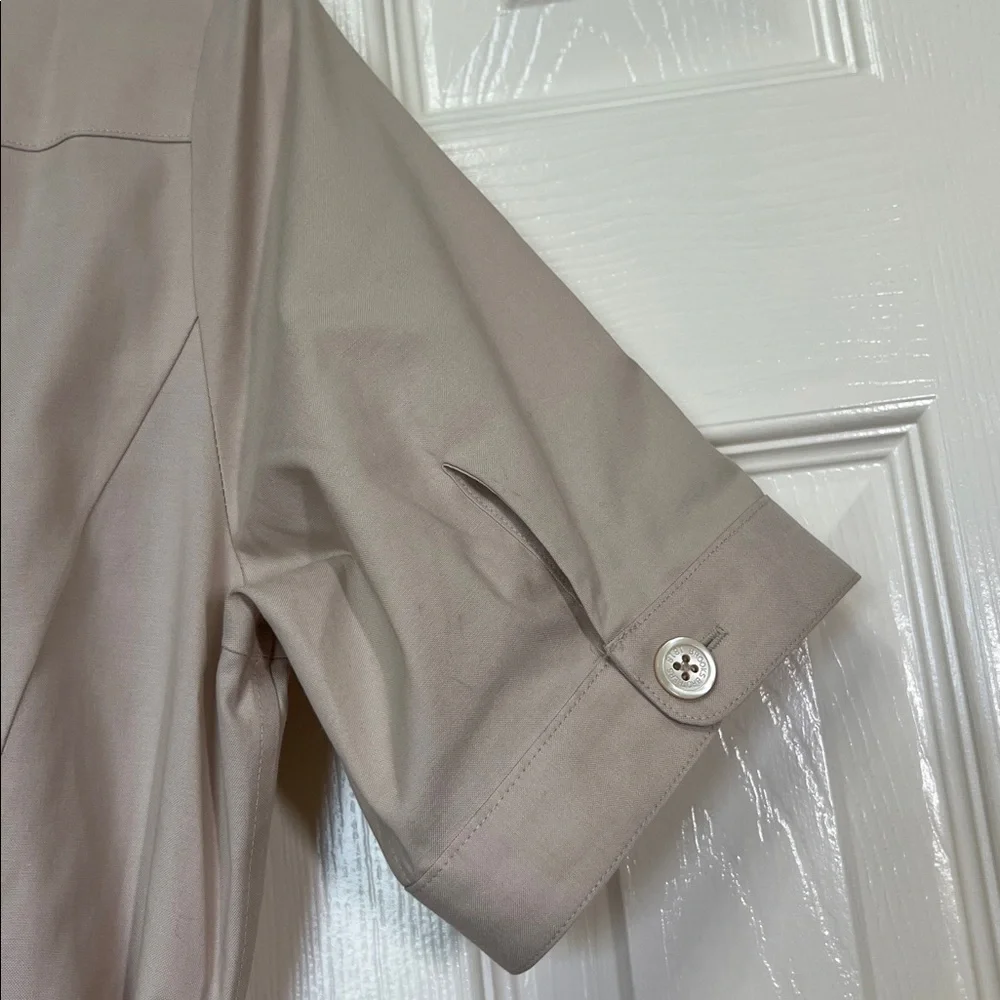 Brooks Brothers Cotton Belted Safari Shirt Dress Sz 8 - Picture 9 of 12